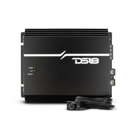 DS18 - EXL-P1500X1D 1-Channel Class D Car Amplifier 1500 Watts RMS 1-Ohm Made In Korea