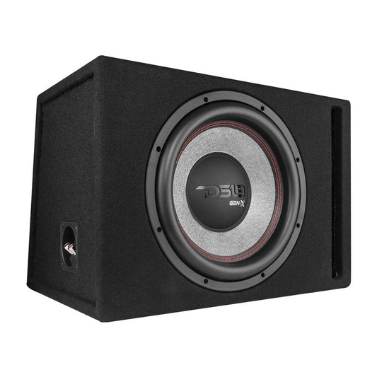 DS18 Loaded Enclosure Bass Package GEN-X124D 12" Subwoofer In a Ported Box 900 Watts