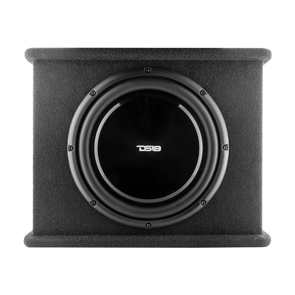DS18 - SB10A 10" Amplified Powered Car Subwoofer Shallow Enclosure 700 Watts