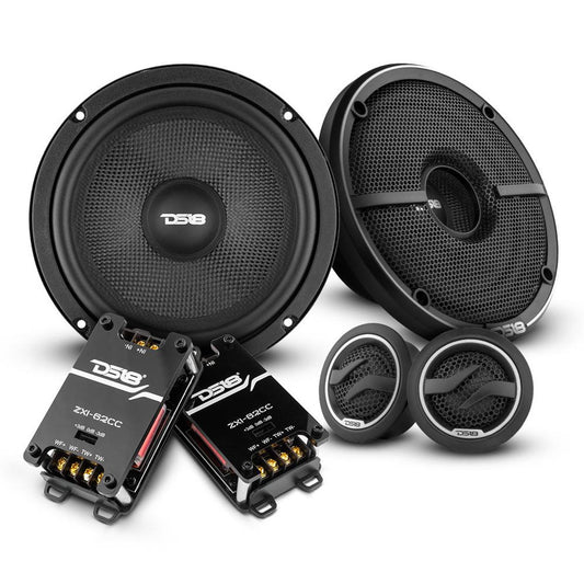 DS18 - ELITE 6.5" 2- Way Component Speaker System with Kevlar Cone 240 Watts 4-Ohms