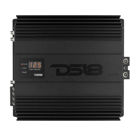 DS18 2021 HOOLIGAN KO SPL Series 1-Channel Monoblock Amplifier with Voltmeter and Clip Indicator 2000 Watts RMS Made In Korea