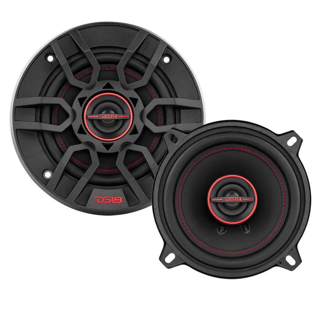 DS18 G5.25Xi GEN-X 5.25" 2-Way Coaxial Speakers 135 Watts Max 4-Ohm