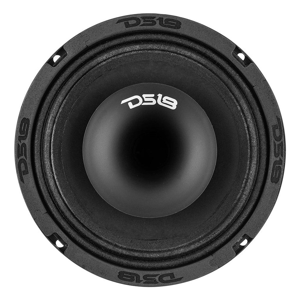 DS18 PRO-HY6MSL PRO 6.5" Shallow Hybrid Mid-Range Ferrite Loudspeaker with Built-in Neodymium Driver 300 Watts 8-Ohm - Grill Included